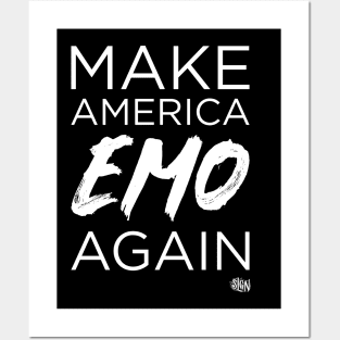 Make AMERICA EMO again Posters and Art